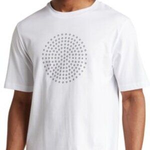 Theory Men’s Ryder Classic White Graphic T-Shirt Size M Minimalist Design